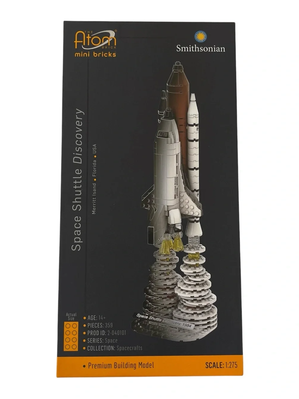 Space Shuttle Discovery The Atom Brick Premium Building Model Construction Kit